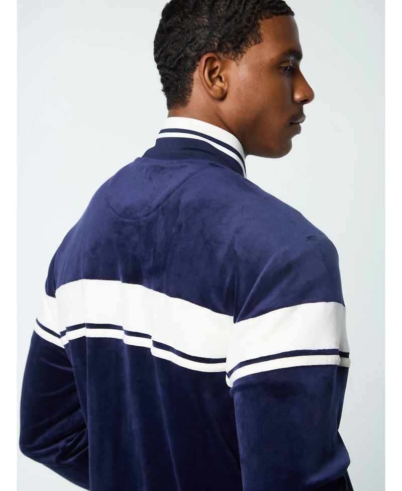 Sergio Tacchini Men's Damarindo Velour Track Jacket