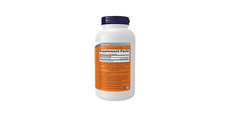 Now Foods Taurine Double Strength ,1000 mg ,250 caps