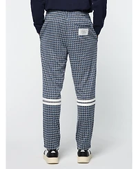 Sergio Tacchini Men's Dallas Houndstooth Track Pant