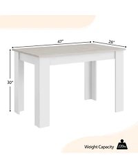 Volenca 47 Inches Dining Table for Kitchen and Dining Room
