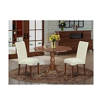 East West Furniture Dining Room Set Mahogany