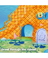 Sunny & Fun SpongeBob Slide ‘N Spray Inflatable Water Slide with Climbing Wall, Splash Down Pool & More