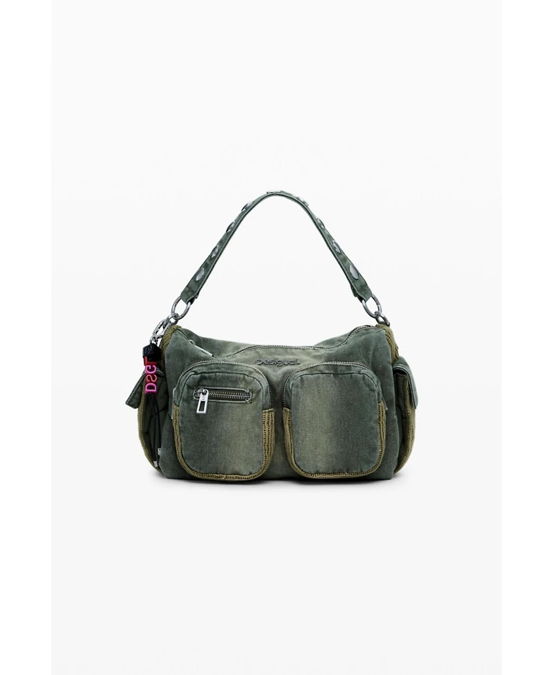 Desigual Women's Medium combined denim bag