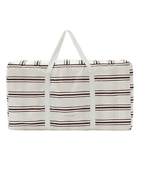 Sunnylife The Lounger Chair: Charcoal Stripe