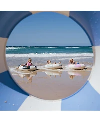 Sunnylife Tube Pool Ring: Blue Stripe