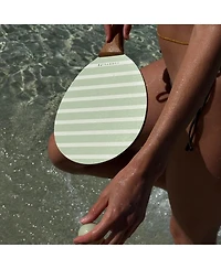 Sunnylife Vintage Beach Paddles: La Palma Sage Stripe