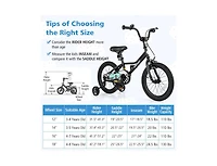 Akiudex Kids Bike with Adjustable Seat and Handlebar