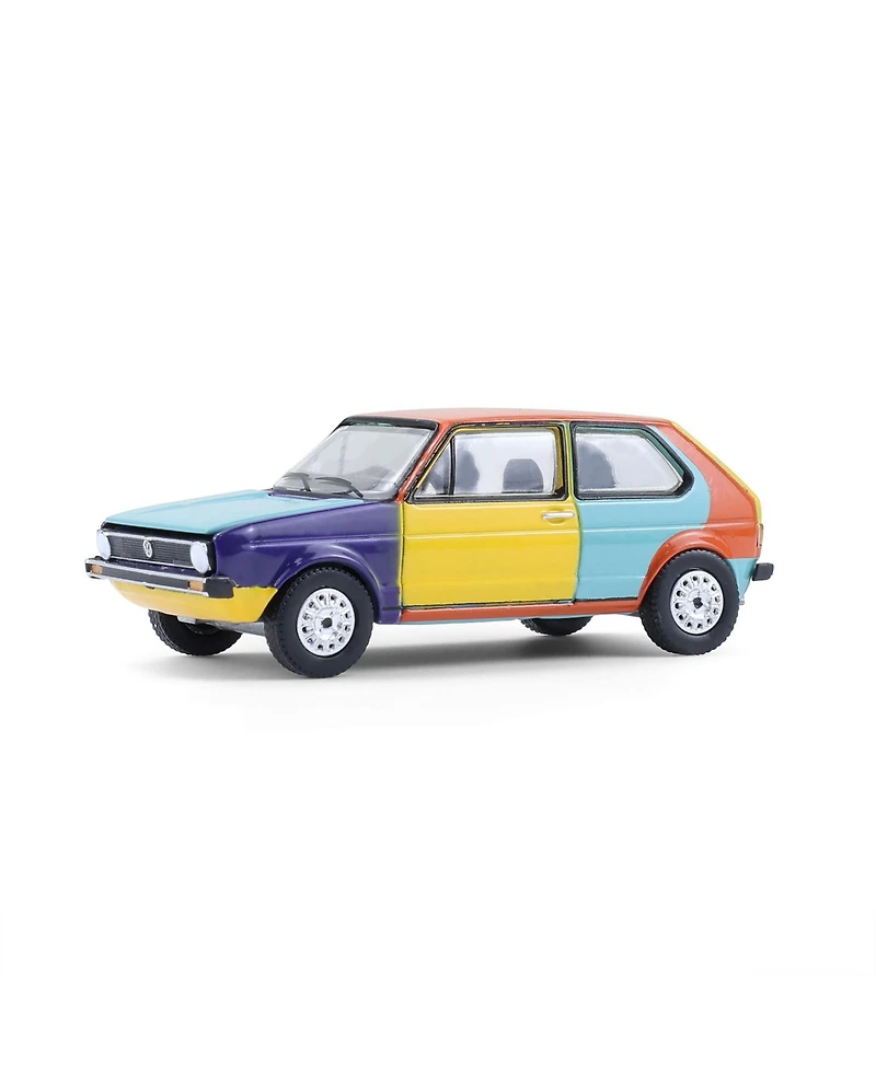 Greenlight 1/64 1975 Volkswagen Rabbit Harlequin Tribute, Club V-Dub Series 21