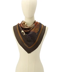 Coach Stacked Handbag Printed Silk Scarf