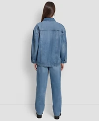 Dkny Jeans Women's Denim Trucker Jacket