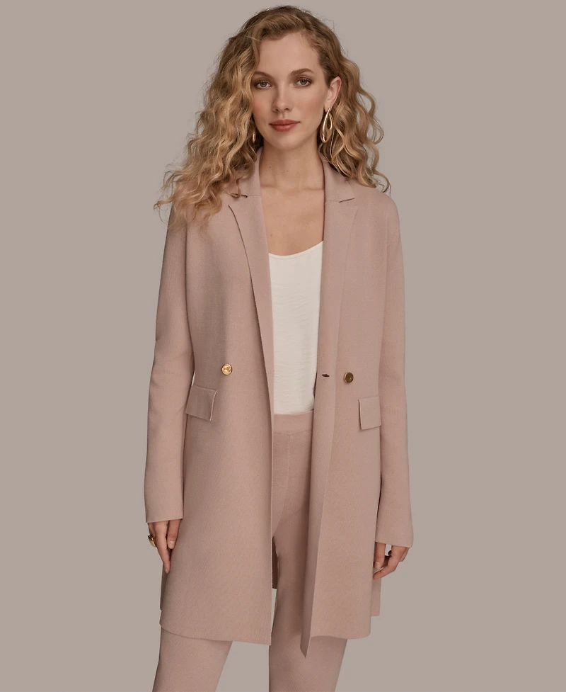 Donna Karan New York Women's Long Blazer