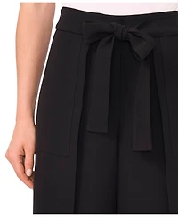 CeCe Women's Cropped Flap Front Pants