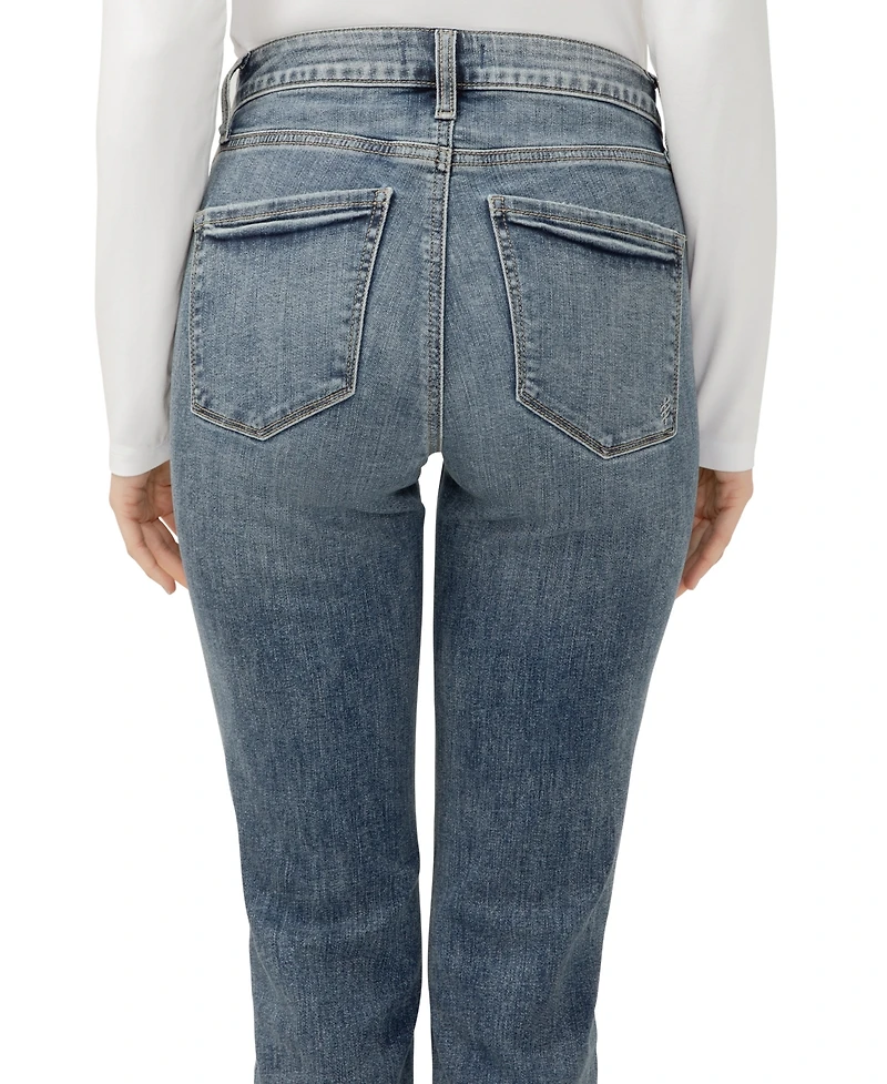 Silver Jeans Co. Women's Avery High Rise Curvy Fit Slim Bootcut