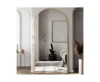 Antok Full Length Mirror, 78"x38" Floor Mirror, Arch Floor Standing Mirror Freestanding Arch Full Body with Stand for Bedroom