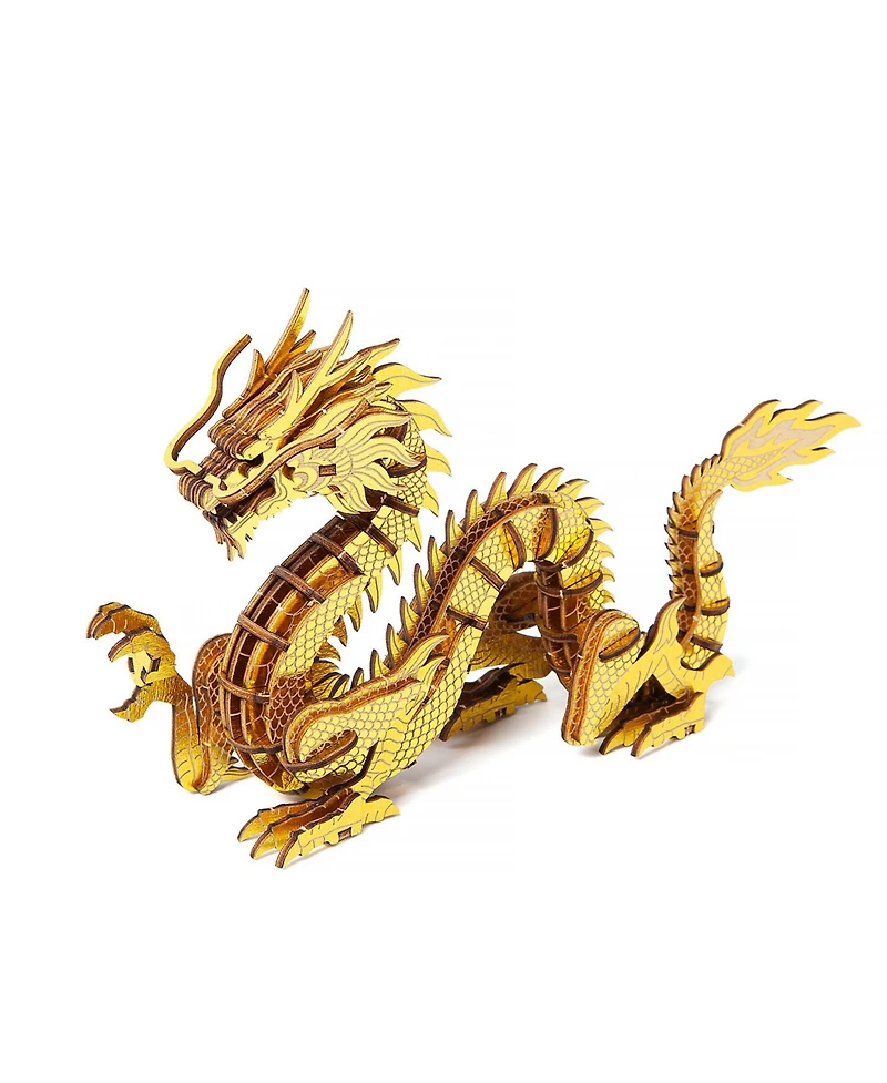 Flash Popup 3D Diy Puzzle: Dragon Wa-Gu-Mi Color Version