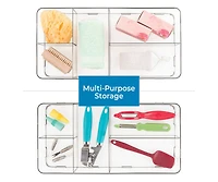 iDesign Interlocking Divided Drawer Organizer