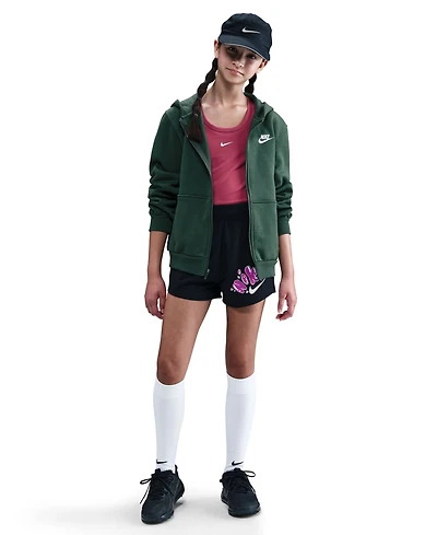 Nike Big Kids Sportswear Dri-fit One Woven High-Waisted Shorts