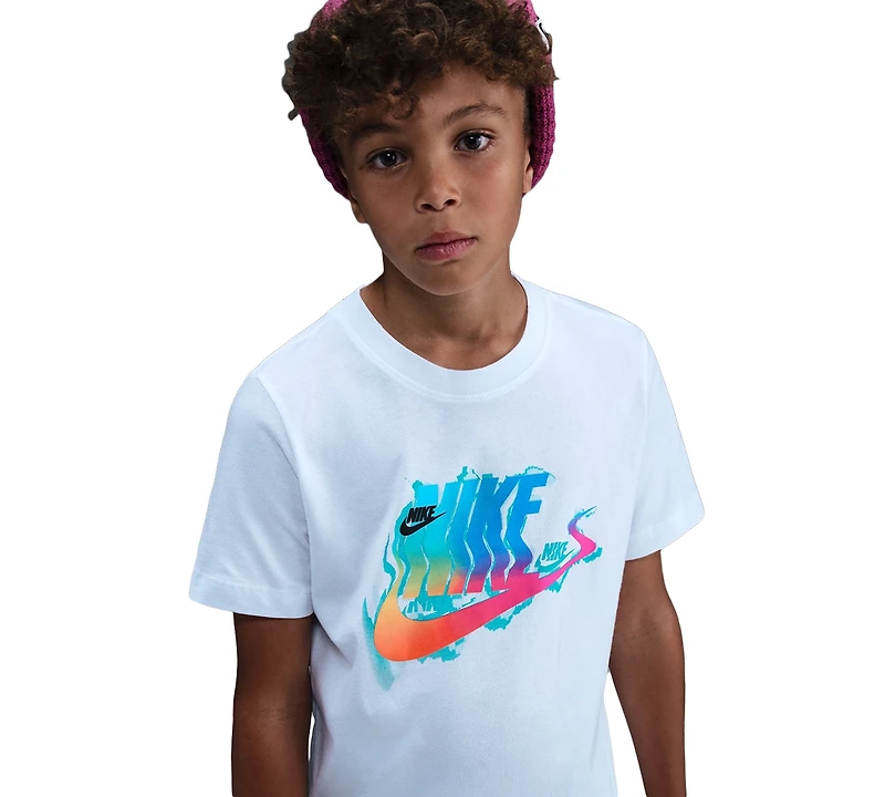Nike Big Boys Sportswear Crewneck Short Sleeve T-Shirt