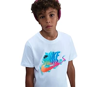 Nike Big Boys Sportswear Crewneck Short Sleeve T-Shirt