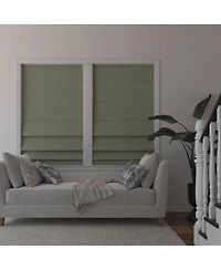 Sun Zero Pryer Textured 100% Blackout Cordless Roman Shade