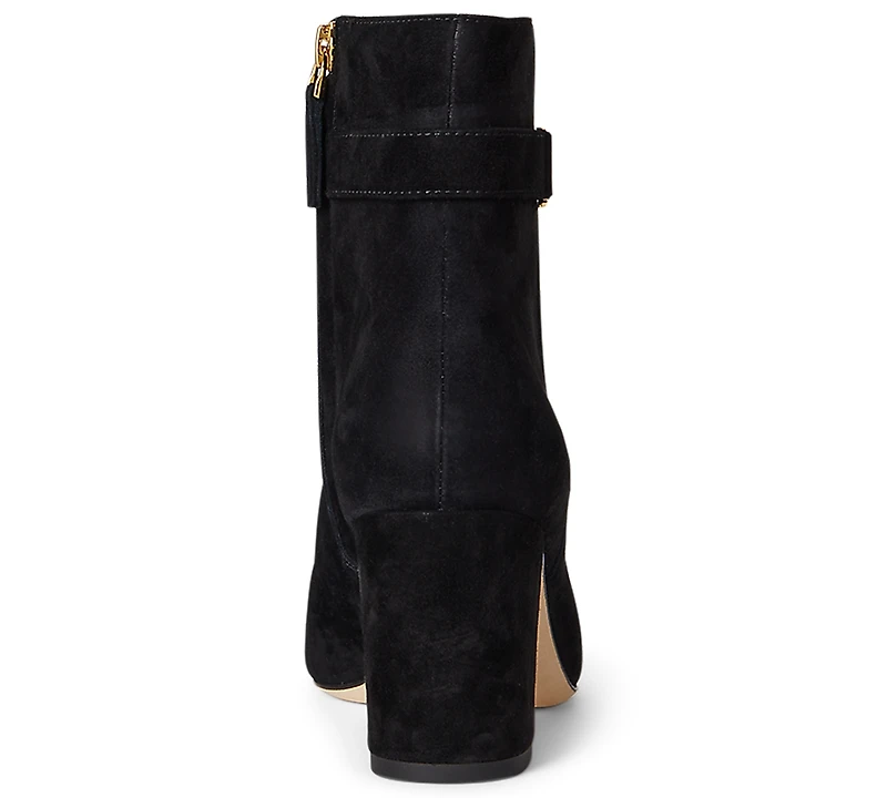 Lauren Ralph Women's Kellie Suede Heel Booties
