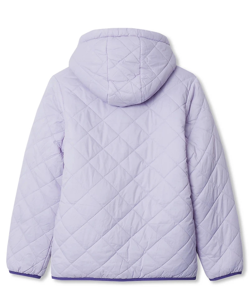 Lands' End Girls FeatherFree Reversible High Pile Insulated Jacket