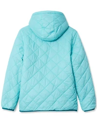 Lands' End Girls FeatherFree Reversible High Pile Insulated Jacket
