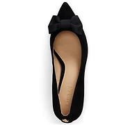 Lauren Ralph Women's Adrienne Suede Bow Pump