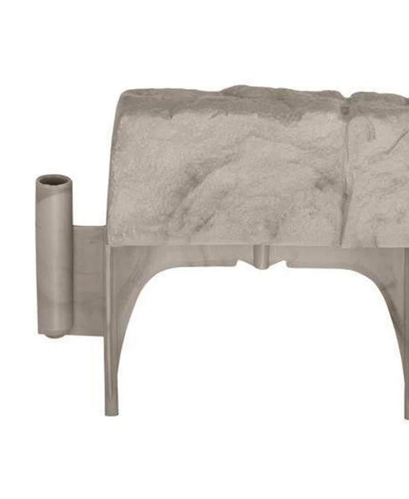 Suncast 10 Piece 12" Landscape Design Border Decorative Natural Stone Edging