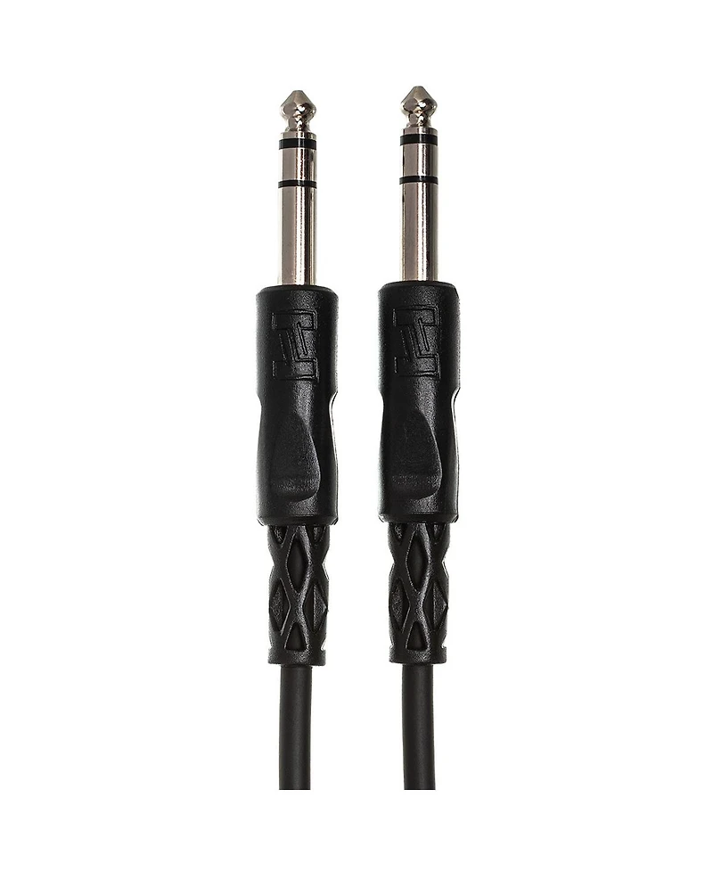 Hosa Technology Stereo 1/4" Male Phone to 1/4" Male Phone Trs Cable, 15'
