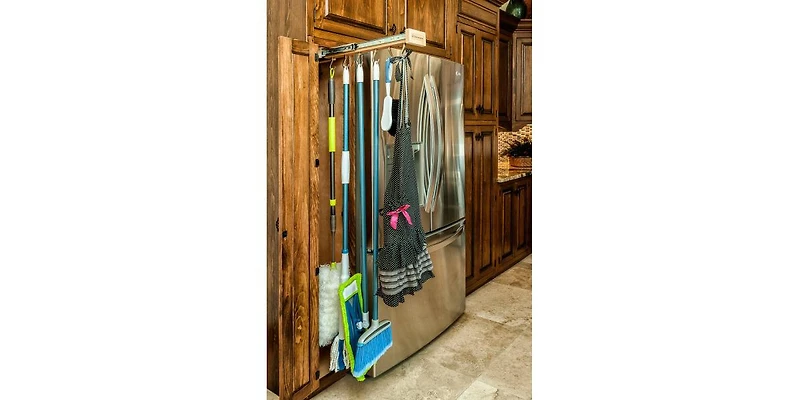 Rev-a-Shelf Pullout Organizer Hooks w/ Ball-bearing Slide System, Gld-W22-sc-7