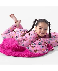 Bellabu Bear Unisex Kids' Paw Patrol: Varsity Pink Set of 2 Piece Pajamas