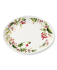 Certified International Holly Vines Oval Platter