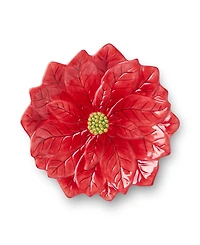 Certified International Winter Blooms Poinsettia Dessert Plates, Set of 4