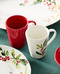 Certified International Holly Vines Mugs, Set of 4