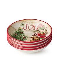 Certified International Nutcracker Parade Soup Bowls, Set of 4
