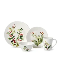 Certified International Holly Vines 16-Pc. Dinnerware Set, Service for 4