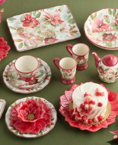 Certified International Winter Blooms Christmas Dinnerware Collection