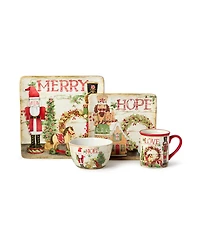 Certified International Nutcracker Parade 16-Pc. Dinnerware Set, Service for 4