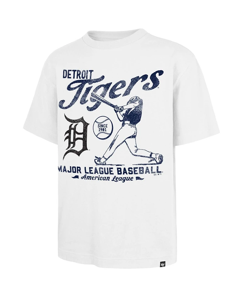 '47 Brand Men's White Detroit Tigers Regional Batter Foundation T-Shirt