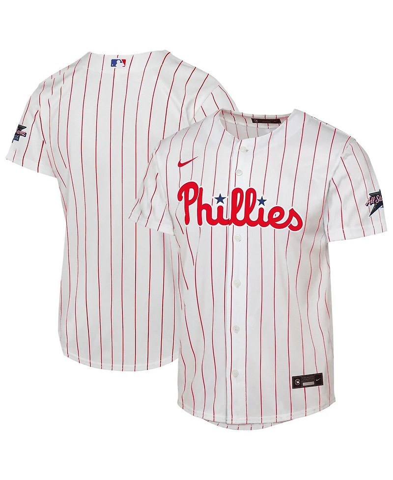 Nike Big Boys and Girls White Philadelphia Phillies 2025 Mlb All-Star Game Home Replica Jersey