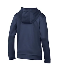Under Armour Big Boys and Girls Navy Notre Dame Fighting Irish Team Fleece Pullover Hoodie