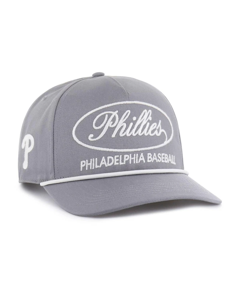 '47 Brand Men's Gray Philadelphia Phillies Foundational Hitch Adjustable Hat