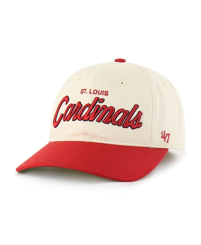 '47 Brand Men's Natural St. Louis Cardinals Crosstown Franchise Fitted Hat