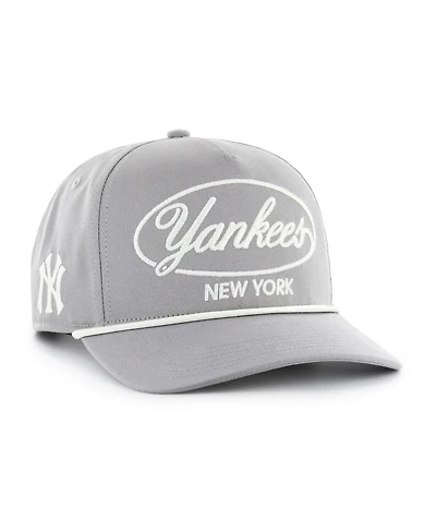 '47 Brand Men's Gray New York Yankees Foundational Hitch Adjustable Hat