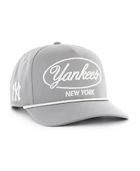 '47 Brand Men's Gray New York Yankees Foundational Hitch Adjustable Hat