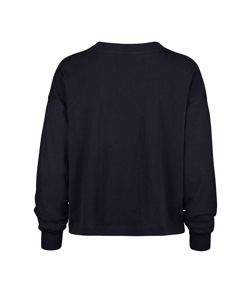 '47 Brand Women's Navy Chicago Bears Outreach City Oversized Long Sleeve T-Shirt
