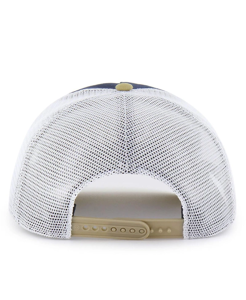 '47 Brand Big Boys and Girls Navy/Gold Georgia Tech Yellow Jackets Super Stripe Hitch Adjustable Trucker Hat