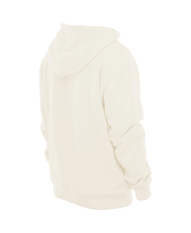 New Era Men's Cream Team Usa 5 Rings Chrome Pullover Hoodie