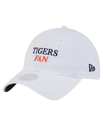 New Era Women's White Detroit Tigers Team Fan 9TWENTY Adjustable Hat